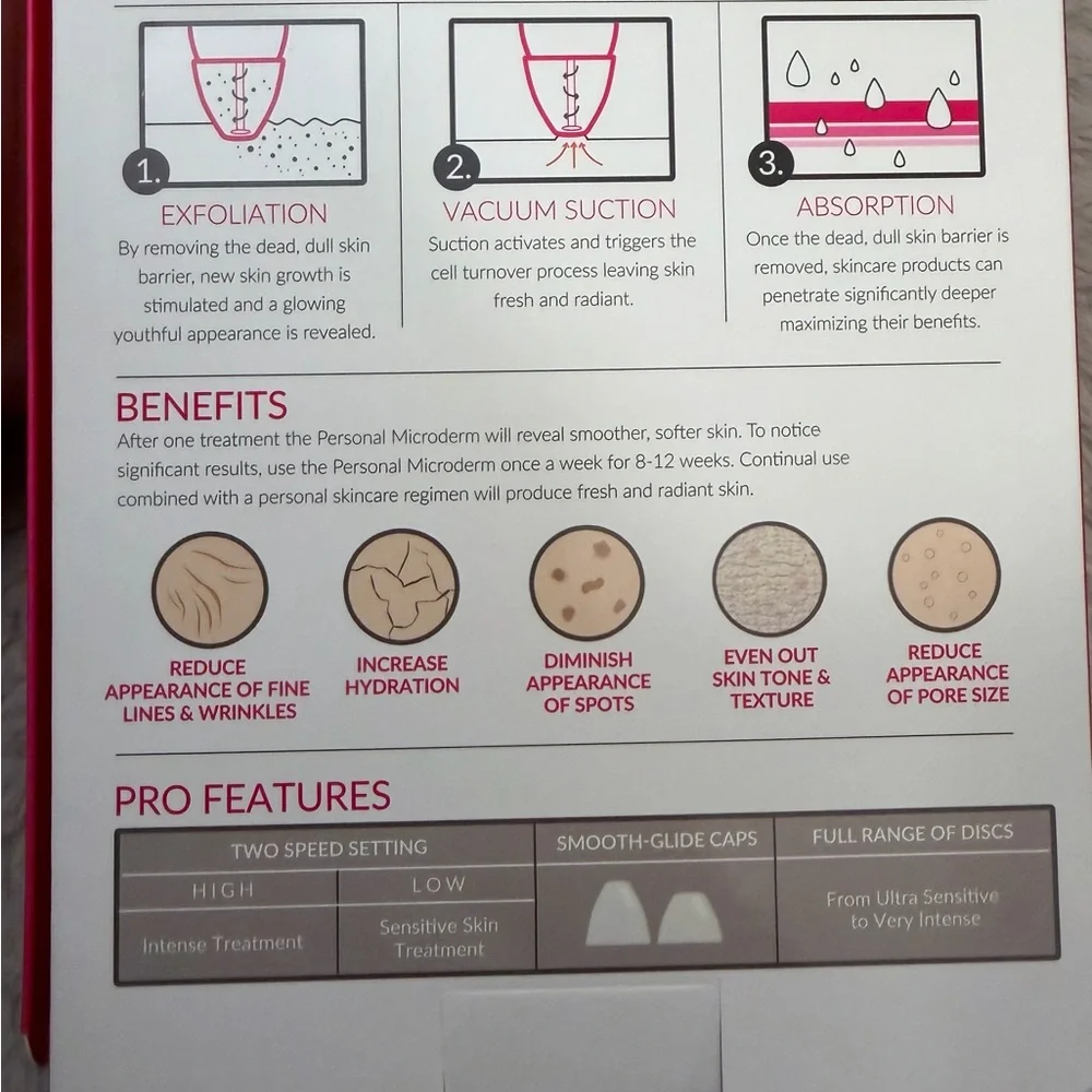 Personal Microderm Pro - Microdermabrasion Tool